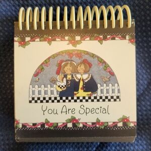 VTG GARBORG YOU ARE SPECIAL desktop bedside friendship quote flip calendar
